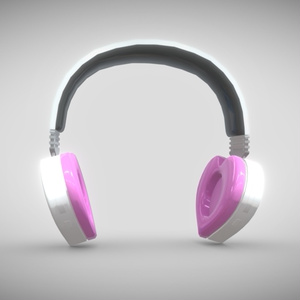 [FBX] ハート型ヘッドホン