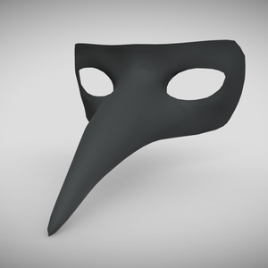 [FBX] ペストマスク風マスカレードマスク
