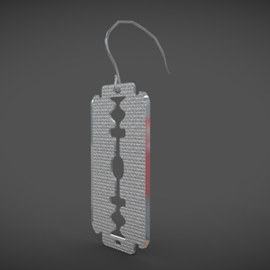 [FBX] Hook earrings (razor)
