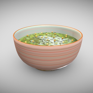 [FBX|GLB] ぶぶ漬け（お茶漬け）🪙