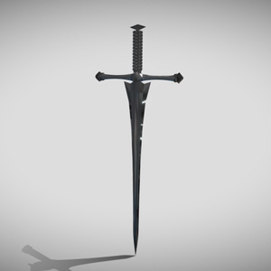 [FBX] Cross sword earrings (evaluation version available)