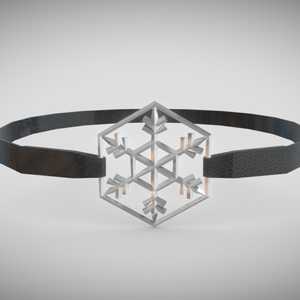 [FBX] Choker (snowflake)