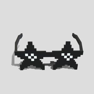 [FBX] [無料+] 8bitサングラス(スター)🪙