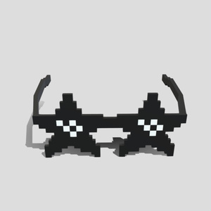 [FBX] [無料+] 8bitサングラス(スター)🪙