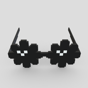 [FBX] [無料+] 8bitサングラス(フラワー)🪙