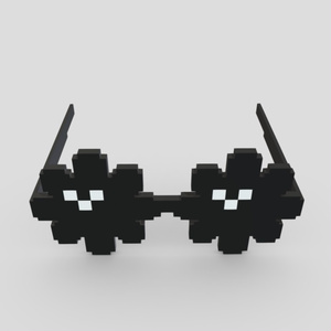 [FBX] [無料+] 8bitサングラス(フラワー)🪙