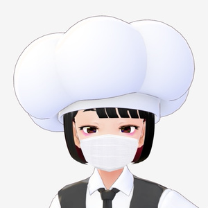 [FBX] コック帽子（シェフハット）SD 缩略图 3