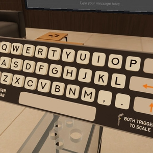 VR Keyboard for VRChat Worlds + UNU Chat [SDK3]