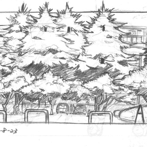 【cafeスケッチ集】SKETCH BOOK