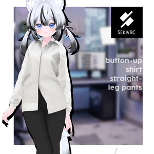【32アバター対応】"DAILY STANDARD" ボタンアップシャツ & ストレートパンツ セットアップv2.0 缩略图 2
