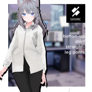 【32アバター対応】"DAILY STANDARD" ボタンアップシャツ & ストレートパンツ セットアップv2.0 缩略图 9