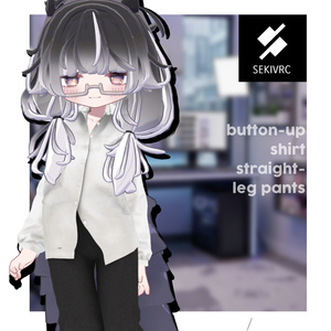 【32アバター対応】"DAILY STANDARD" ボタンアップシャツ & ストレートパンツ セットアップv2.0 缩略图 6
