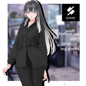 【32アバター対応】"DAILY STANDARD" ボタンアップシャツ & ストレートパンツ セットアップv2.0 缩略图 25