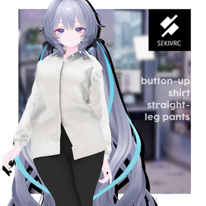 【32アバター対応】"DAILY STANDARD" ボタンアップシャツ & ストレートパンツ セットアップv2.0 缩略图 15