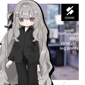 【32アバター対応】"DAILY STANDARD" ボタンアップシャツ & ストレートパンツ セットアップv2.0 缩略图 24