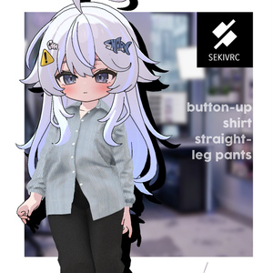 【32アバター対応】"DAILY STANDARD" ボタンアップシャツ & ストレートパンツ セットアップv2.0 缩略图 26