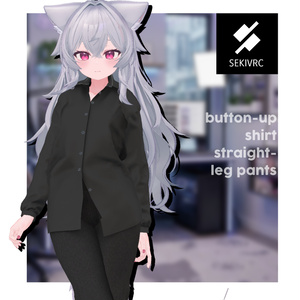 【32アバター対応】"DAILY STANDARD" ボタンアップシャツ & ストレートパンツ セットアップv2.0 缩略图 22