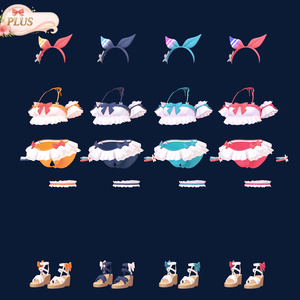 [FREE/PLUS] [6 Avatars] Natsuiro Frill / 夏色フリル水着 缩略图 14