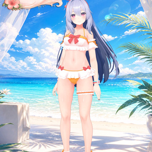 [FREE/PLUS] [6 Avatars] Natsuiro Frill / 夏色フリル水着 缩略图 3