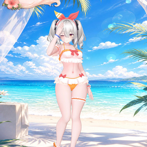 [FREE/PLUS] [6 Avatars] Natsuiro Frill / 夏色フリル水着 缩略图 5
