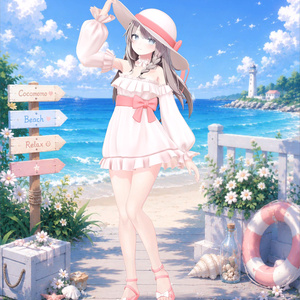 [FREE/PLUS] [6 Avatars] Natsuiro Dress / 夏色ワンピース 缩略图 2