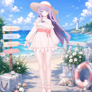 [FREE/PLUS] [6 Avatars] Natsuiro Dress / 夏色ワンピース 缩略图 6
