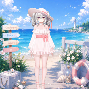 [FREE/PLUS] [6 Avatars] Natsuiro Dress / 夏色ワンピース 缩略图 5