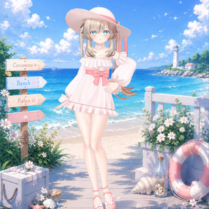 [FREE/PLUS] [6 Avatars] Natsuiro Dress / 夏色ワンピース 缩略图 4
