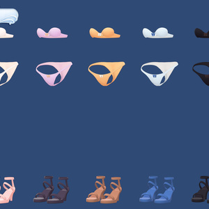 [FREE/PLUS] [6 Avatars] Natsuiro Dress / 夏色ワンピース 缩略图 9