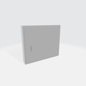 壁掛け式配電箱（３D素材、FBX）