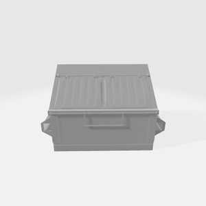 ゴミ箱（3D素材、FBX）
