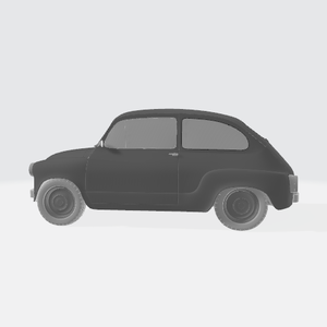 minicar（３D素材、FBX）