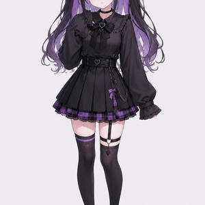 立ち絵素材 地雷系女子