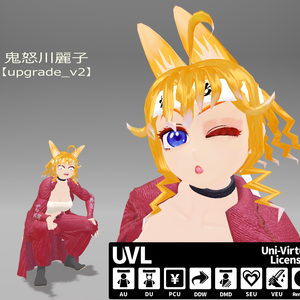 オリジナル3Dモデル鬼怒川麗子upgrade_v2【MDollnail対応】