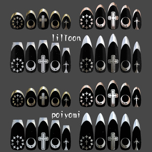 【さくら屋雑貨店】ゴシック†ミラーVRネイルチップ【MDollnail対応】 缩略图 2