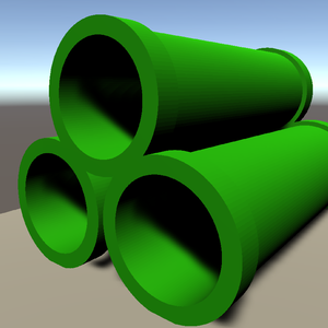 土管　3Dモデル　fbx