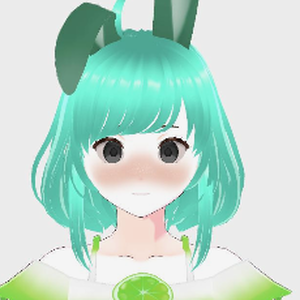 Alien Lime Bunny VRCHAT