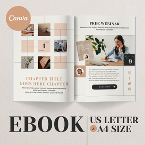 A4&USレター縦位置eBookテンプレートCanva76点セット – カレンダー