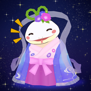 🌟 オリジナル3Dモデル：朝顔モチノコ　Asagao Mochinoko