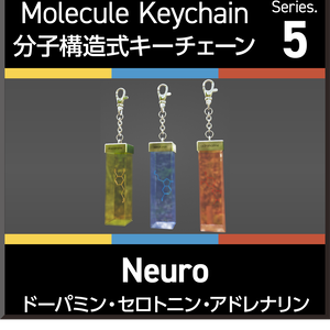 Molecule Keychain Series.5 Neuro
