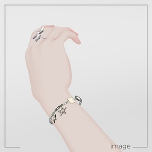 [VRChat想定] star motif accesary vol.1 缩略图 10