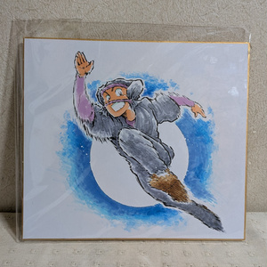 BINGO!』の作者 松村努先生 サイン入りカラーイラスト色紙【激レア