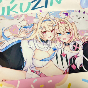 ホロライブ フワモコ プレイマット - dengekitei - BOOTH