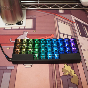 無線 分割キーボード torabo-tsuki M キット新品 無線でトラックボール付きの分割キーボード torabo-tsuki（M
