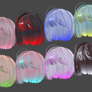 【Coco Hair専用】グラデーション&メッシュの変更 缩略图 6