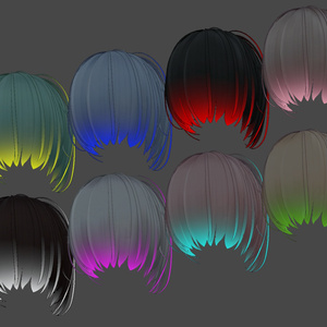 【Coco Hair専用】グラデーション&メッシュの変更 缩略图 9