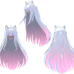 【猫ロングヘア専用】グラデーション&メッシュの変更 缩略图 2