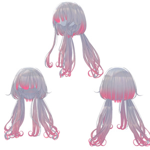 【Celestial Tear Hair専用】グラデーション&メッシュの変更 缩略图 4