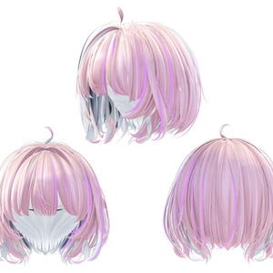 【StarCross Bob Hair専用】グラデーション&メッシュの変更 缩略图 4