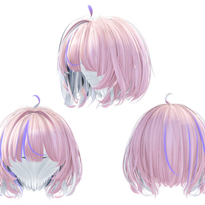 【StarCross Bob Hair専用】グラデーション&メッシュの変更 缩略图 3